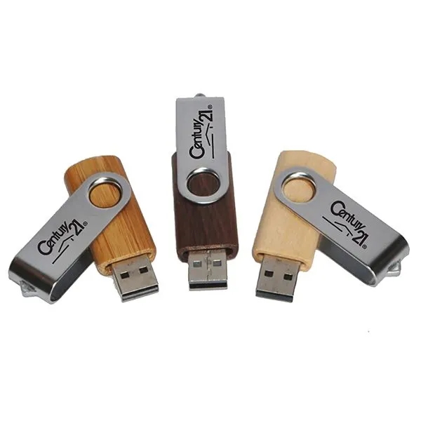 Wood Swivel Usb Drive - Wood Swivel Usb Drive - Image 0 of 0