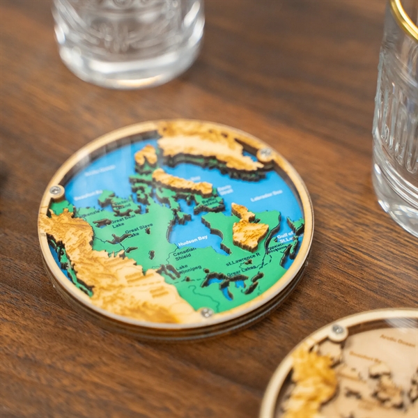 Layered Wood Coaster - Layered Wood Coaster - Image 0 of 19