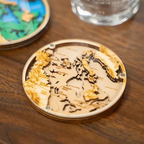 Layered Wood Coaster - Layered Wood Coaster - Image 5 of 19