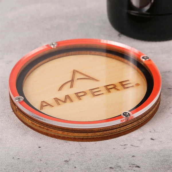 Layered Wood Coaster - Layered Wood Coaster - Image 9 of 19