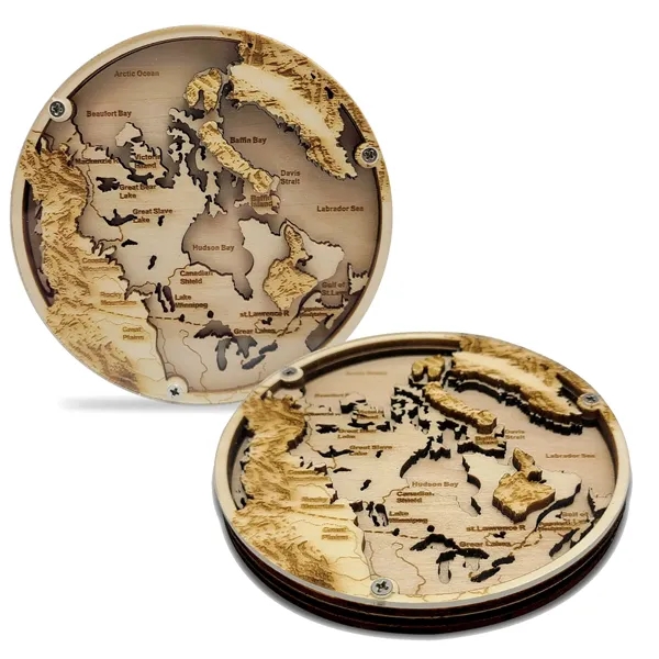 Layered Wood Coaster - Layered Wood Coaster - Image 2 of 19