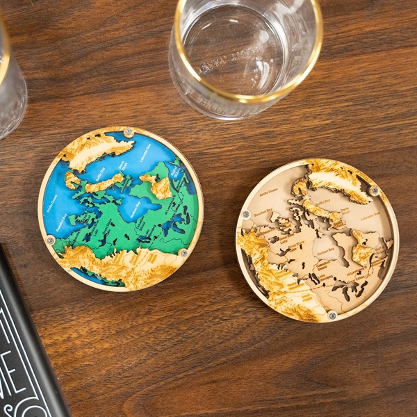 Custom Layered Wood Coaster