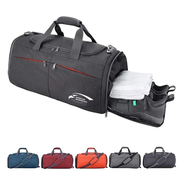 Lightweight Unisex Travel Duffel Sports Gym Bag - Lightweight Unisex Travel Duffel Sports Gym Bag - Image 0 of 3