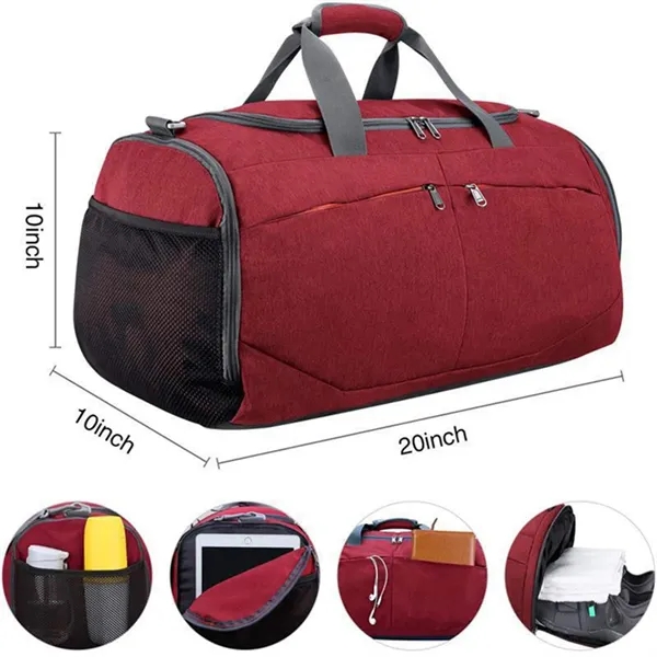 Lightweight Unisex Travel Duffel Sports Gym Bag - Lightweight Unisex Travel Duffel Sports Gym Bag - Image 1 of 3