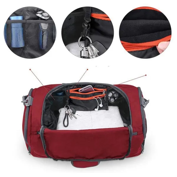 Lightweight Unisex Travel Duffel Sports Gym Bag - Lightweight Unisex Travel Duffel Sports Gym Bag - Image 2 of 3