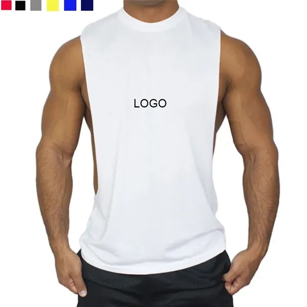 Men's Sleeveless Tank Top - Men's Sleeveless Tank Top - Image 0 of 7