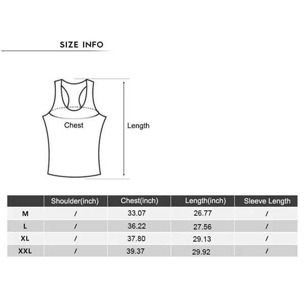 Men's Sleeveless Tank Top - Men's Sleeveless Tank Top - Image 7 of 7