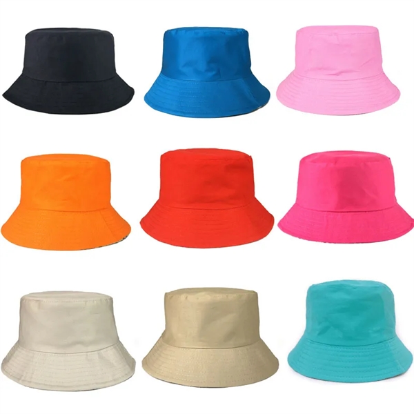 Trendy Cotton Bucket Hat - Trendy Cotton Bucket Hat - Image 2 of 4