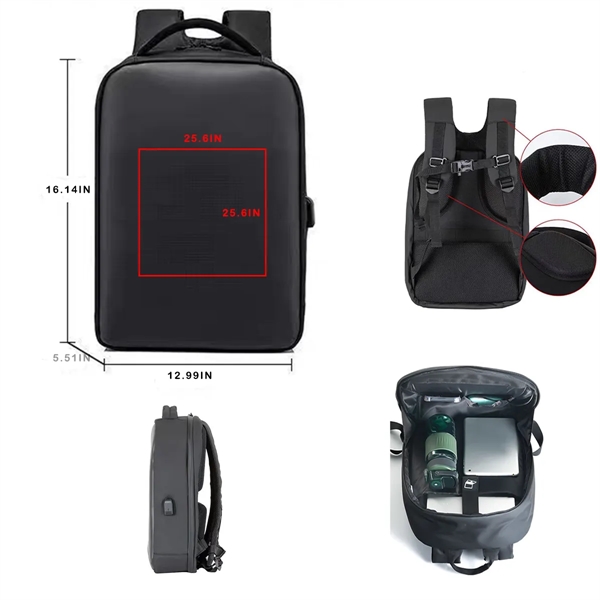 Creativision Backpack: Dynamic Led Screen Outdoor Pack - Creativision Backpack: Dynamic Led Screen Outdoor Pack - Image 1 of 1