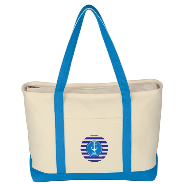 Large Starboard Cotton Canvas Tote Bag - Large Starboard Cotton Canvas Tote Bag - Image 27 of 48