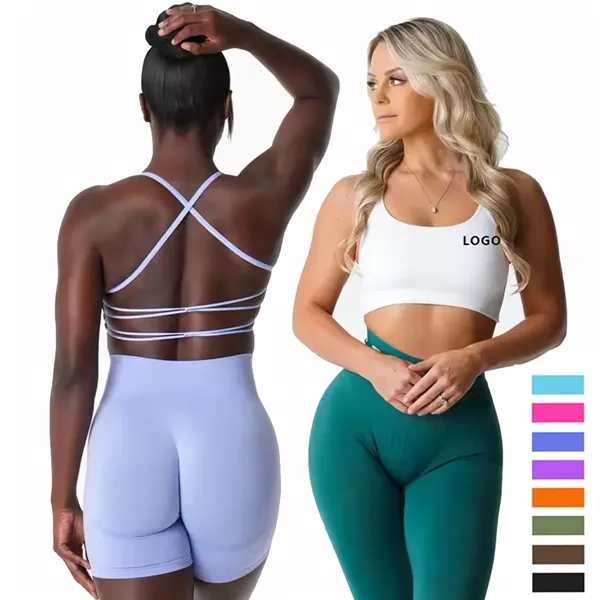 Spaghetti Strap Sports Bras - Spaghetti Strap Sports Bras - Image 0 of 5
