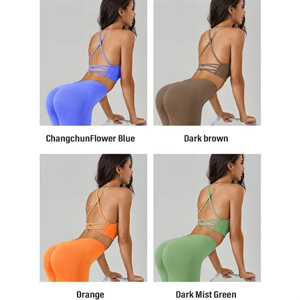 Spaghetti Strap Sports Bras - Spaghetti Strap Sports Bras - Image 2 of 5