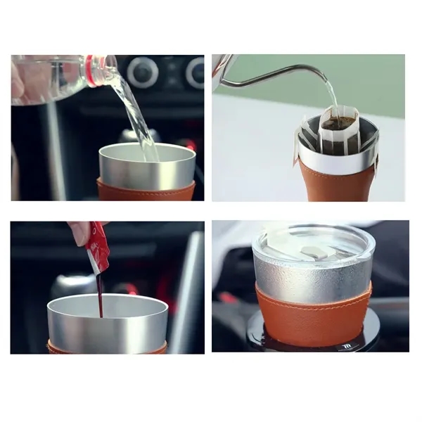 14oz Travel Coffee Mug Water Cup with Lid - 14oz Travel Coffee Mug Water Cup with Lid - Image 2 of 2