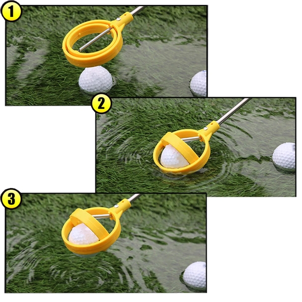 Telescopic with Spring Release Golf Ball Retriever - Telescopic with Spring Release Golf Ball Retriever - Image 2 of 3