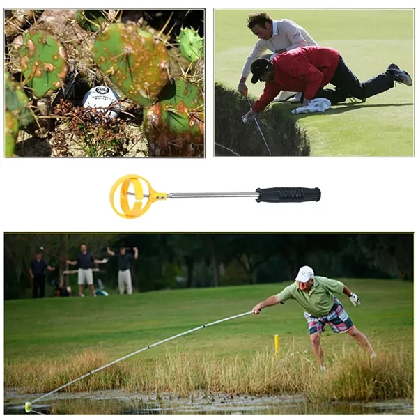 Telescopic with Spring Release Golf Ball Retriever - Telescopic with Spring Release Golf Ball Retriever - Image 3 of 3