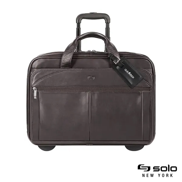 Solo New York Walker Leather Rolling Case - Solo New York Walker Leather Rolling Case - Image 4 of 4