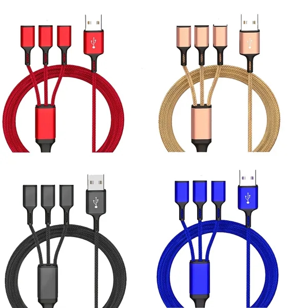 3-in-1 Universal Fast Charging Cable - 3-in-1 Universal Fast Charging Cable - Image 3 of 4