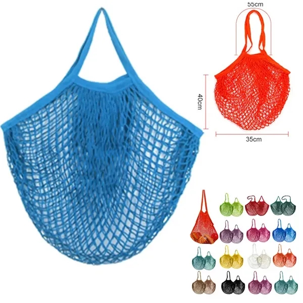 Reusable Mesh Shopping Beach Tote Bag - Reusable Mesh Shopping Beach Tote Bag - Image 0 of 1