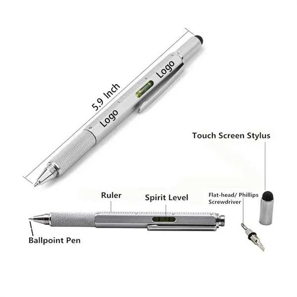 6 in 1 Multifunction Pen - 6 in 1 Multifunction Pen - Image 0 of 3