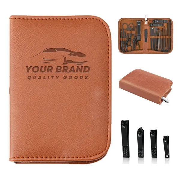 26 Pieces Stainless Steel Manicure Set Nail Clipper Kit - 26 Pieces Stainless Steel Manicure Set Nail Clipper Kit - Image 0 of 4