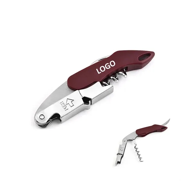 Stainless Steel Waiter Corkscrew Wine Opener - Stainless Steel Waiter Corkscrew Wine Opener - Image 0 of 2