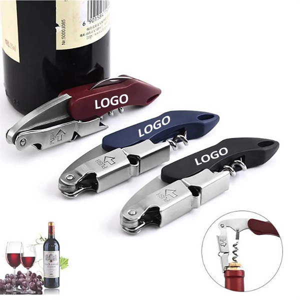 Stainless Steel Waiter Corkscrew Wine Opener - Stainless Steel Waiter Corkscrew Wine Opener - Image 2 of 2