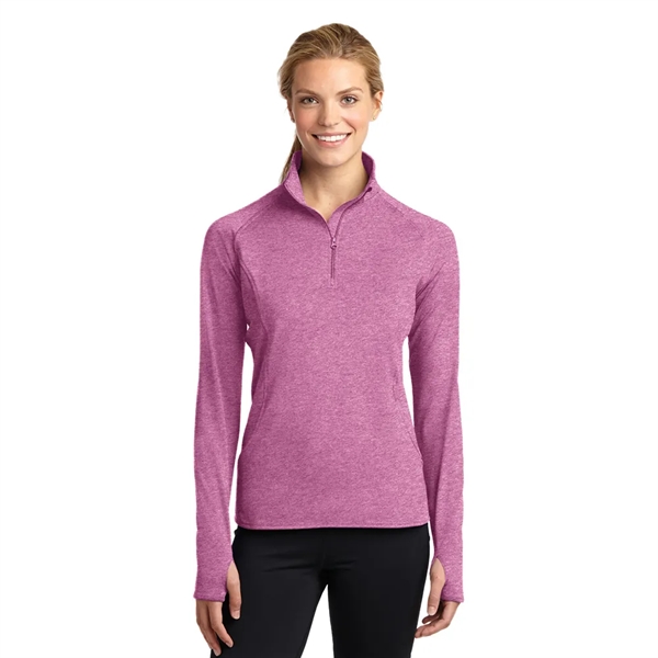 Sport-Tek® Women's Sport-Wick® Stretch 1/4-Zip Pullover - Sport-Tek® Women's Sport-Wick® Stretch 1/4-Zip Pullover - Image 11 of 17
