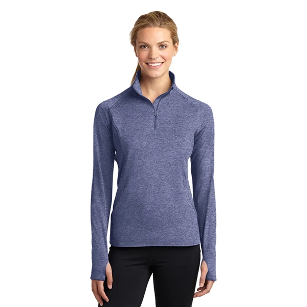 Sport-Tek® Women's Sport-Wick® Stretch 1/4-Zip Pullover - Sport-Tek® Women's Sport-Wick® Stretch 1/4-Zip Pullover - Image 13 of 17