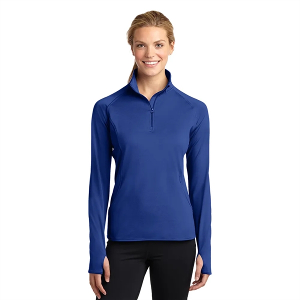 Sport-Tek® Women's Sport-Wick® Stretch 1/4-Zip Pullover - Sport-Tek® Women's Sport-Wick® Stretch 1/4-Zip Pullover - Image 15 of 17