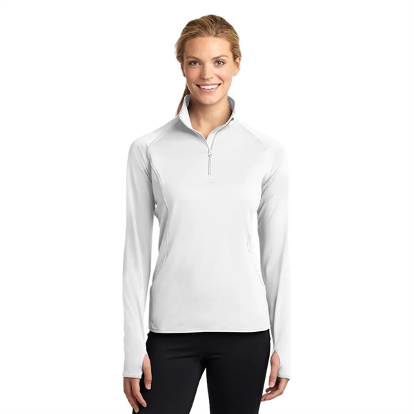 Sport-Tek® Women's Sport-Wick® Stretch 1/4-Zip Pullover - Sport-Tek® Women's Sport-Wick® Stretch 1/4-Zip Pullover - Image 17 of 17