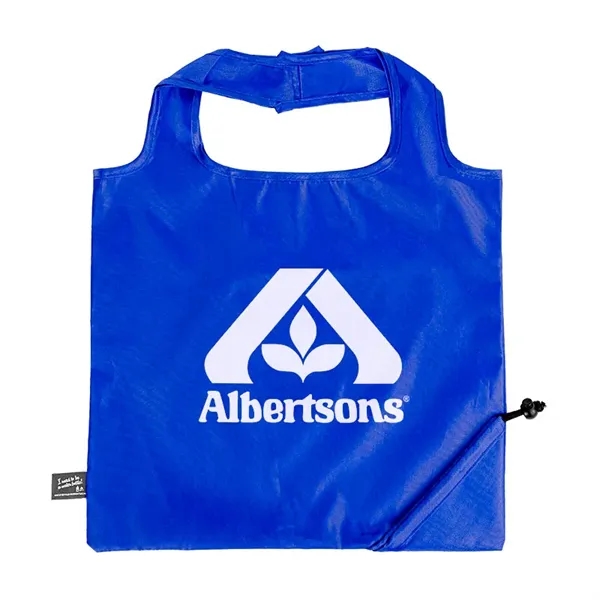 RPET Foldable Durable Tote Bag - RPET Foldable Durable Tote Bag - Image 2 of 3