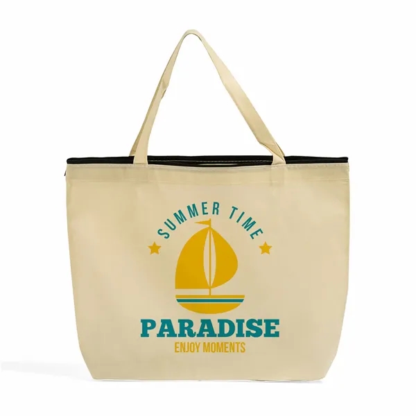 Zip-Top Non-Woven Tote Bag - Zip-Top Non-Woven Tote Bag - Image 0 of 18
