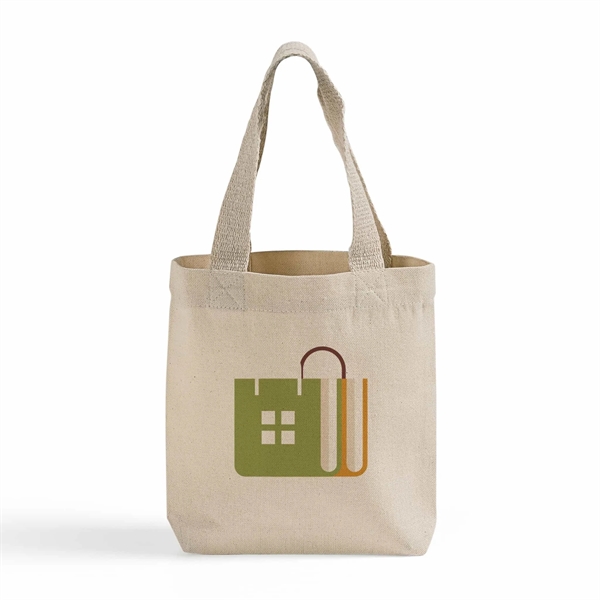 Mini 8" Canvas Tote Bag - Mini 8" Canvas Tote Bag - Image 0 of 11