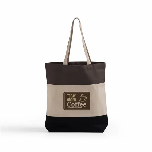 Tri-Color Canvas Tote Bag - Tri-Color Canvas Tote Bag - Image 0 of 17