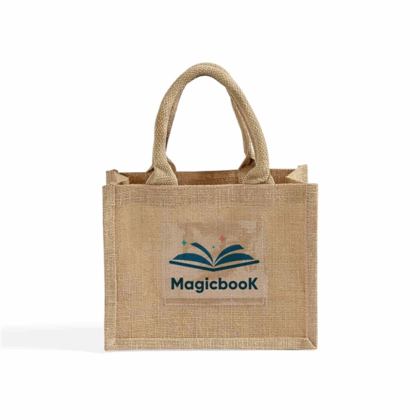 Rustic Wedding Favor Jute Bag - Rustic Wedding Favor Jute Bag - Image 0 of 12