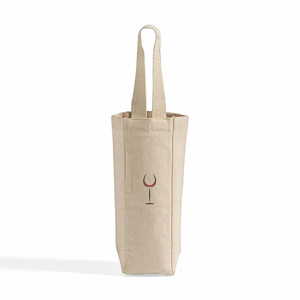Canvas Wine Tote Bag - Canvas Wine Tote Bag - Image 0 of 7