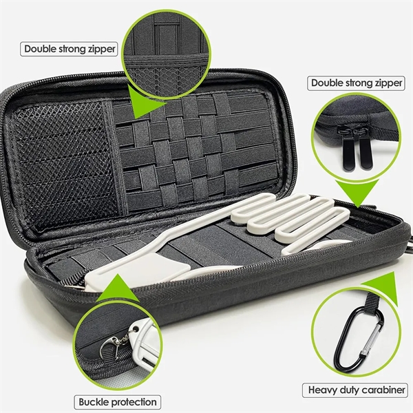 Golf Gloves Holder Case with Clip - Golf Gloves Holder Case with Clip - Image 2 of 4