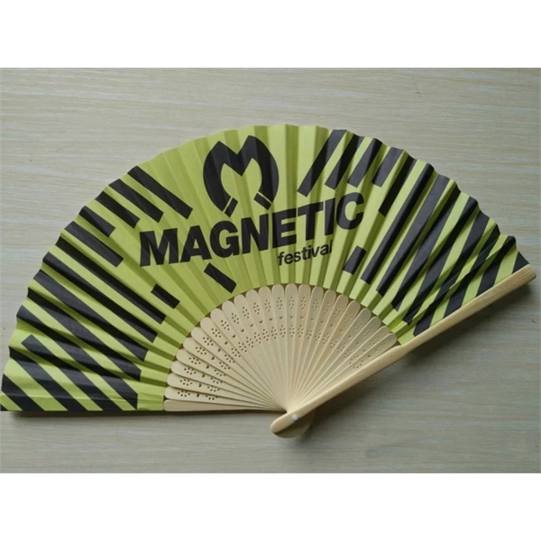 Custom Folding Paper Hand Fan/ Wedding Invitation Fan - Custom Folding Paper Hand Fan/ Wedding Invitation Fan - Image 0 of 2