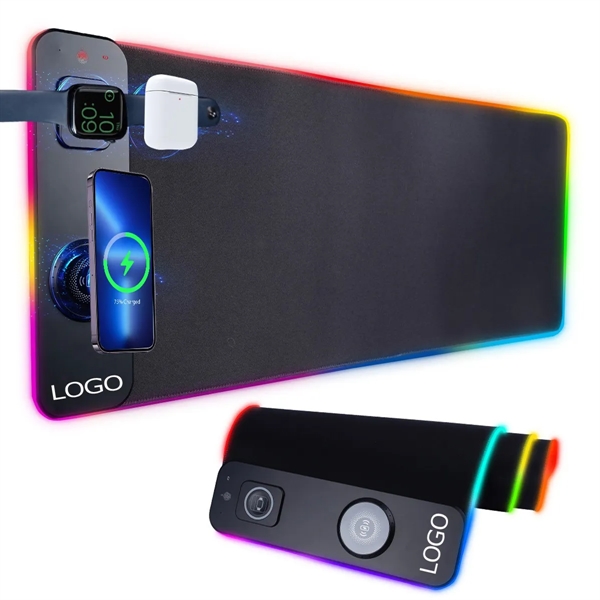 Magnetic Gaming Wireless Charging Mouse Pad - Magnetic Gaming Wireless Charging Mouse Pad - Image 0 of 7