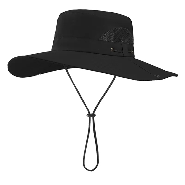 Mens Wide Brim Sun Hat - Mens Wide Brim Sun Hat - Image 2 of 5