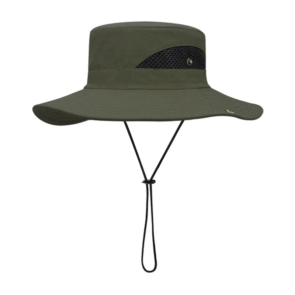 Mens Wide Brim Sun Hat - Mens Wide Brim Sun Hat - Image 4 of 5
