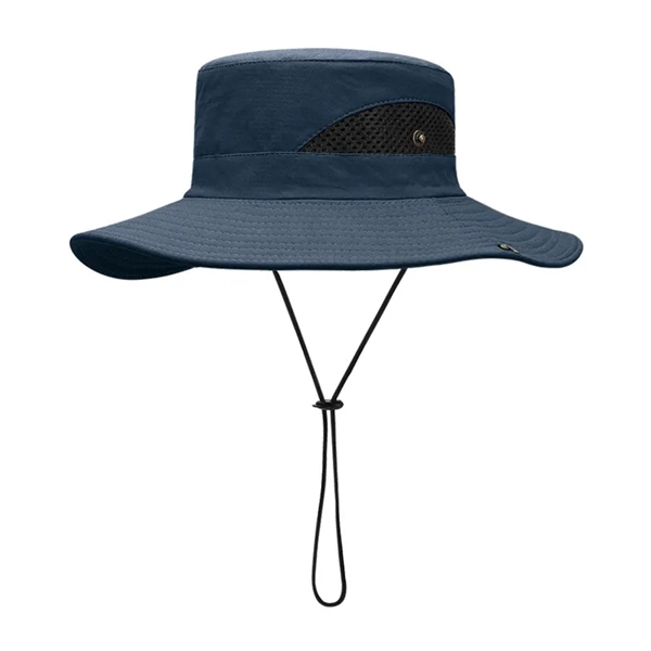 Mens Wide Brim Sun Hat - Mens Wide Brim Sun Hat - Image 5 of 5