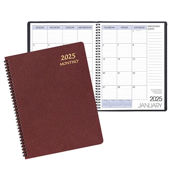 Monthly Desk Appointment Planner - Leatherette - Monthly Desk Appointment Planner - Leatherette - Image 1 of 1