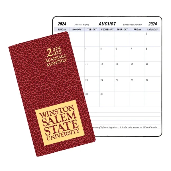 Academic Monthly Pocket Planner - Cobblestone - Academic Monthly Pocket Planner - Cobblestone - Image 0 of 1