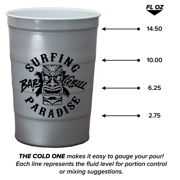 The Cold One - 16 oz. Steel Chill Party Cup - The Cold One - 16 oz. Steel Chill Party Cup - Image 14 of 14