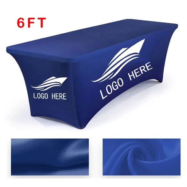 Custom 6ft Stretch Table Cover - Thicker Version - Custom 6ft Stretch Table Cover - Thicker Version - Image 1 of 1