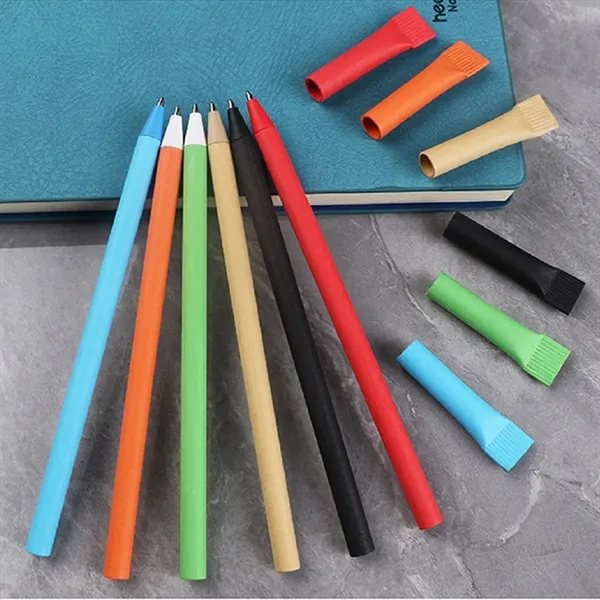 Kraft Paper Barrel Writing Pen - Kraft Paper Barrel Writing Pen - Image 3 of 3