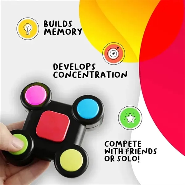 Kids Handheld Light-Up Sound Electric Memory Training Toy - Kids Handheld Light-Up Sound Electric Memory Training Toy - Image 2 of 4