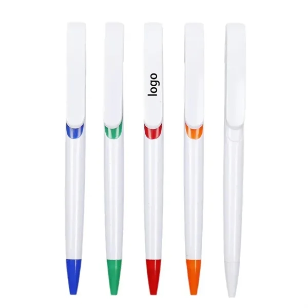 Advertising ABS Press To Move Ballpoint Pen For Office Use - Advertising ABS Press To Move Ballpoint Pen For Office Use - Image 0 of 3