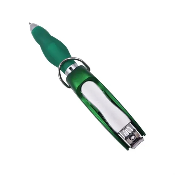 Multifunctional Keychain Ballpoint Pen With Nail Clippers - Multifunctional Keychain Ballpoint Pen With Nail Clippers - Image 3 of 3